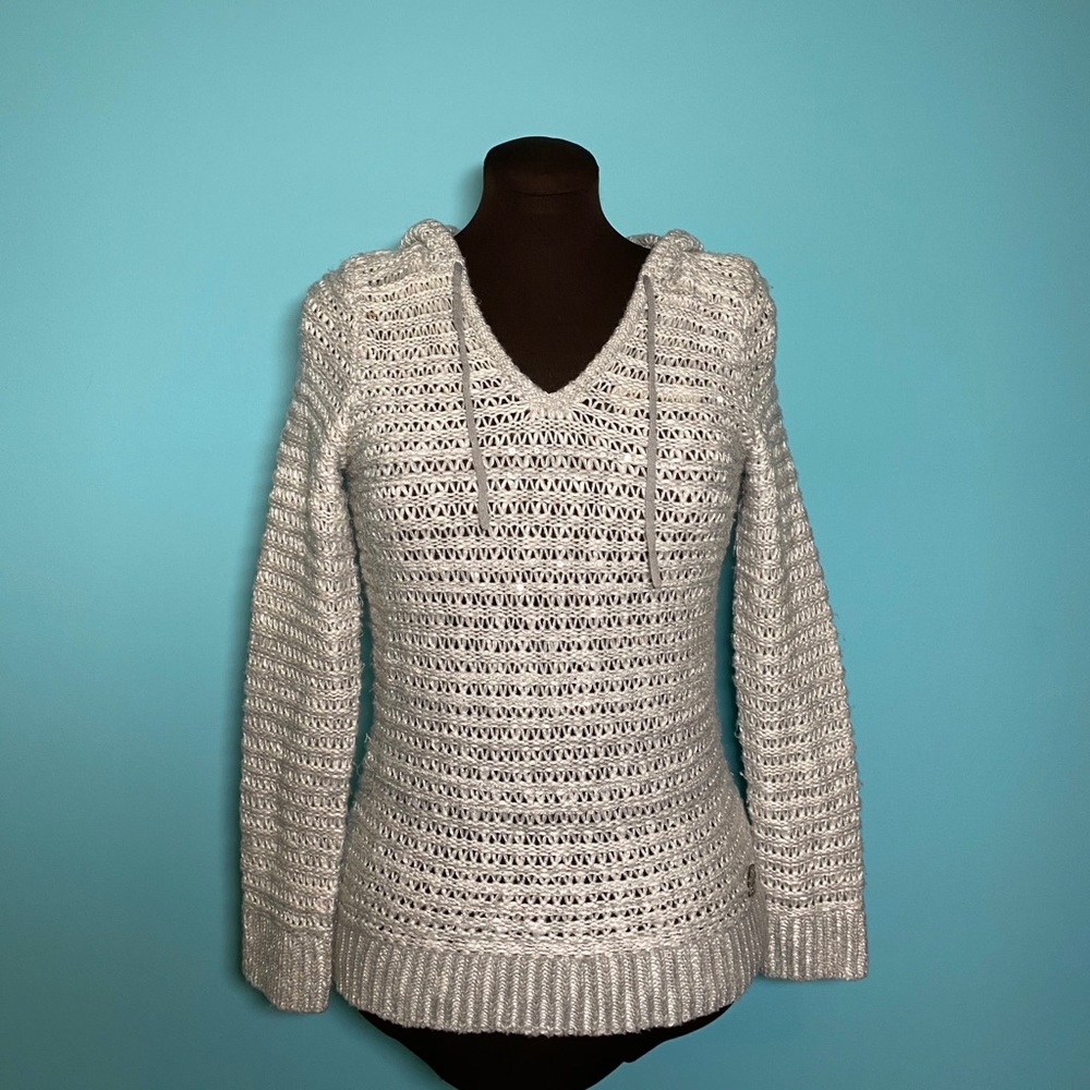 Harley Davidson gray sequence pullover sweater